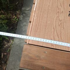 木製花台 ダークウッド 約50cm x 33cmの画像