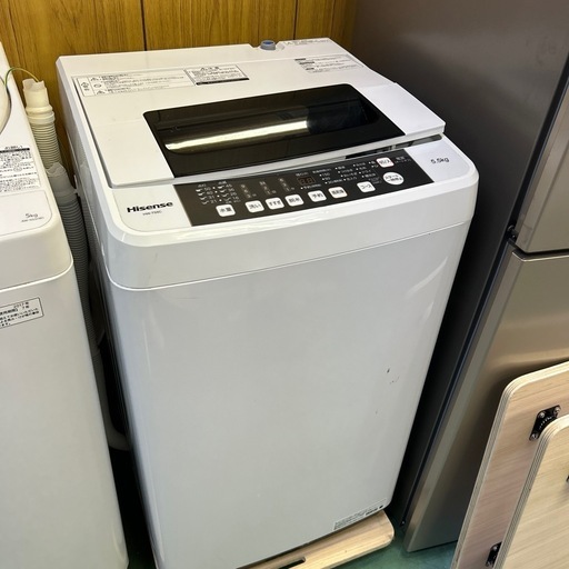 【済・配達】ハイセンス 洗濯機 5.5kg