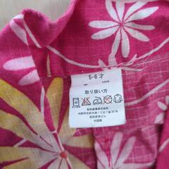 【美品】子供浴衣 5〜6歳用の画像