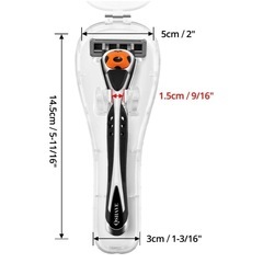 【Schick】メンズ剃刀 替え刃　ケース付きの画像
