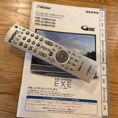 Victor ハイビジョンプロジェクションテレビ７０インチ