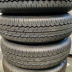 ★☆新車外し ダンロップ　グラントレック25年製造AT20　195/80R15  4本セットの画像