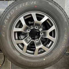 ★☆新車外し ダンロップ　グラントレック25年製造AT20　195/80R15  4本セットの画像