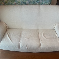 	【引き取り限定】3人がけソファー◎まだまだ使えます！の画像