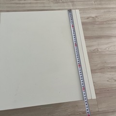 本日引き取り限定‼️引き出し付きハーフガラスロー テーブルの画像
