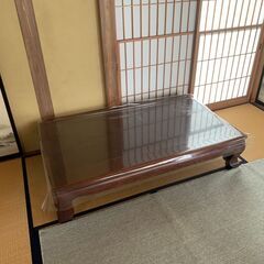 座卓　机　ローテーブル　昭和