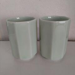 梅の花　湯呑
