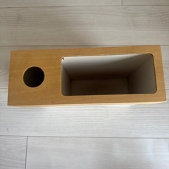 値下げ‼️ティッシュケース＆ゴミ箱　の画像