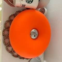 IKEA風　オレンジドーナツランプの画像