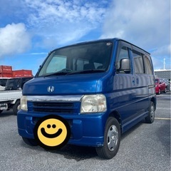 H18ホンダバモス　ブルー