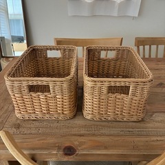 IKEA 水洗いできるカゴ 2つセット🧺