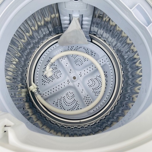 【大阪府下又は近郊は配送設置込み】SHARP 5.5kg 洗濯機 ES-GE55R-H 2016年製/YMJ054-11