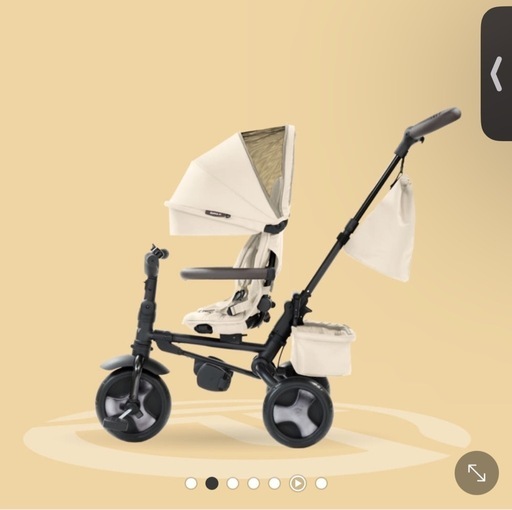 子供三輪車 ベビーカー 6in1 折りたたみ 手押し棒付き 乗用玩具 超軽量 乗り物 組み立て簡単 コンパクト収納 1歳~6歳