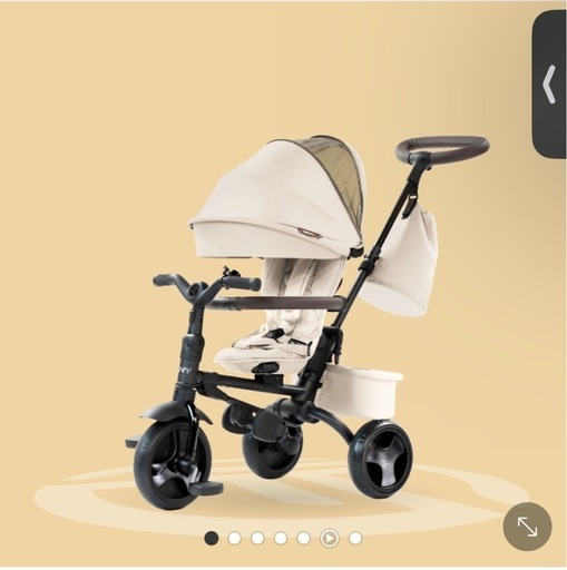 子供三輪車 ベビーカー 6in1 折りたたみ 手押し棒付き 乗用玩具 超軽量 乗り物 組み立て簡単 コンパクト収納 1歳~6歳