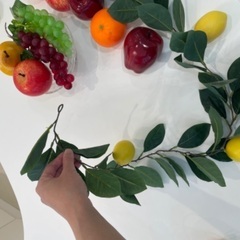 5/25まで！食品サンプルフルーツセットとガラス台の画像