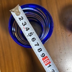 Cristal d'Arques クリスタルダルク ペアグラス ブルーフランス製の画像