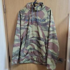 BURTON/バートン カモフラ柄フーデッドプルオーバー/M 