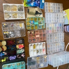 ハンドメイド レジン　パーツ　素材　まとめセットの画像