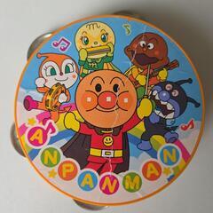 アンパンマン キッズタオルとタンバリンセットの画像