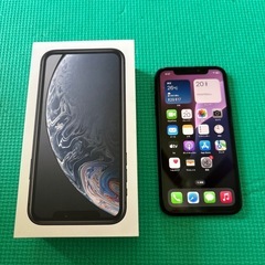 【BLACK】iPhoneXR 128BG【バッテリー100%】