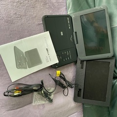 ポータブルDVDプレーヤー　リモコン他付属品欠品　動作未確認　　...