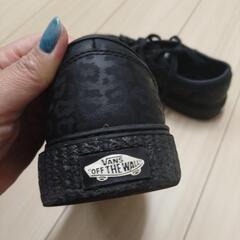 （決まりました）かわいい柄のVANS24.5センチ　スニーカー（1度使用）の画像