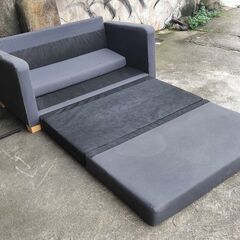 IKEYA 二人掛けソファーベッド中古の画像