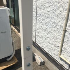 JM19875S)☆お値下げ ハンガーラック2連 幅：約90cm 高さ：約156cm 奥行：約37cm 中古品【取りに来られる方限定】の画像