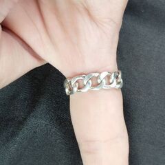 シルバー925　喜平リングの画像