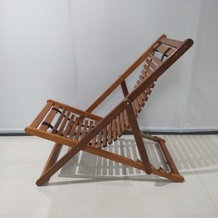 木製リクライニングチェア【町田市再生家具】250508