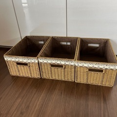 収納用カゴ3個セット