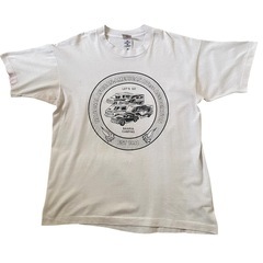 90s プリントtシャツ ホワイト Lsize
