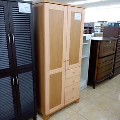 ★ジモティ割あり★  ワードローブ ナチュラルブラウン H177...