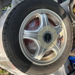 格安　早勝　１５５－６５－１３　アルミ付き　スタッドレス　軽自動車の画像