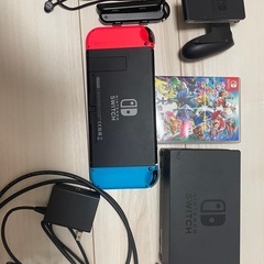 Switch＋スマブラ、マリカーの画像