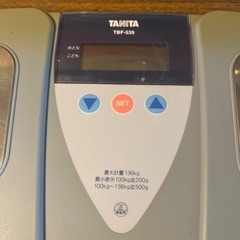 TANITA  TBF-535　体重計　体脂肪率の画像