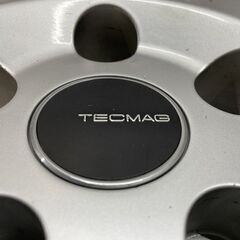 TECMAG TYPE207R テクマグ 17インチ 4本 7J5HPCD112+40 VW/ザ・ビートル/シャラン/ティグアン/パサート等　(MHB500)クレジットカード QRコード決済可能の画像