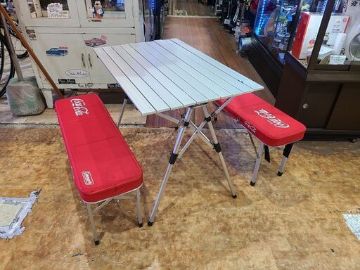 【愛品館 市原店】コールマン　コカコーラ　ピクニックベンチセット