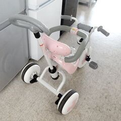 ides 三輪車 ディズニー トライクピュア ミニーマウス 舵取り棒