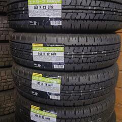 新品タイヤ四本 145R12 6PR