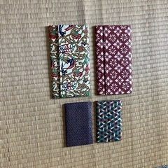 手作り懐紙入れと名刺入れ