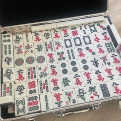 自宅で麻雀、ほぼ新品です。