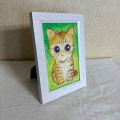 守口みやびのイラスト「おすましネコ」の画像