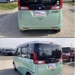 《自社ローン対応⭕️》［新潟県］【スズキ スペーシア 660 X レーターブレーキサポート装着車 4WD】現金販売から自社ローンまで幅広い購入方法で対応❗️審査通過率98%、ブラックOK、格安中古車販売店【オーシャンデザイン】✨両Pスラ✨の画像