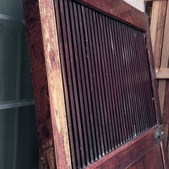 【ヴィンテージ】木製 蔵の扉の画像
