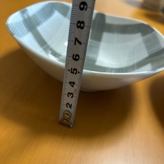 お皿　グレー　煮物を入れるのに丁度いいサイズ　2枚セット ０円の画像