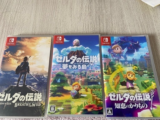 ゼルダSwitch3点　借り物、夢見る島、ブレス
