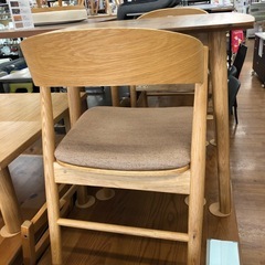 【※取りに来て頂ける方限定】unico ダイニングセット 3点 unico ダイニング3点セット オーク材 取りに来れる方限定！