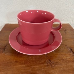 イイホシユミコ　カップ&ソーサー  ピンク