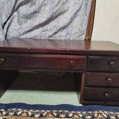 昭和レトロ家具　ムク材ローデスク